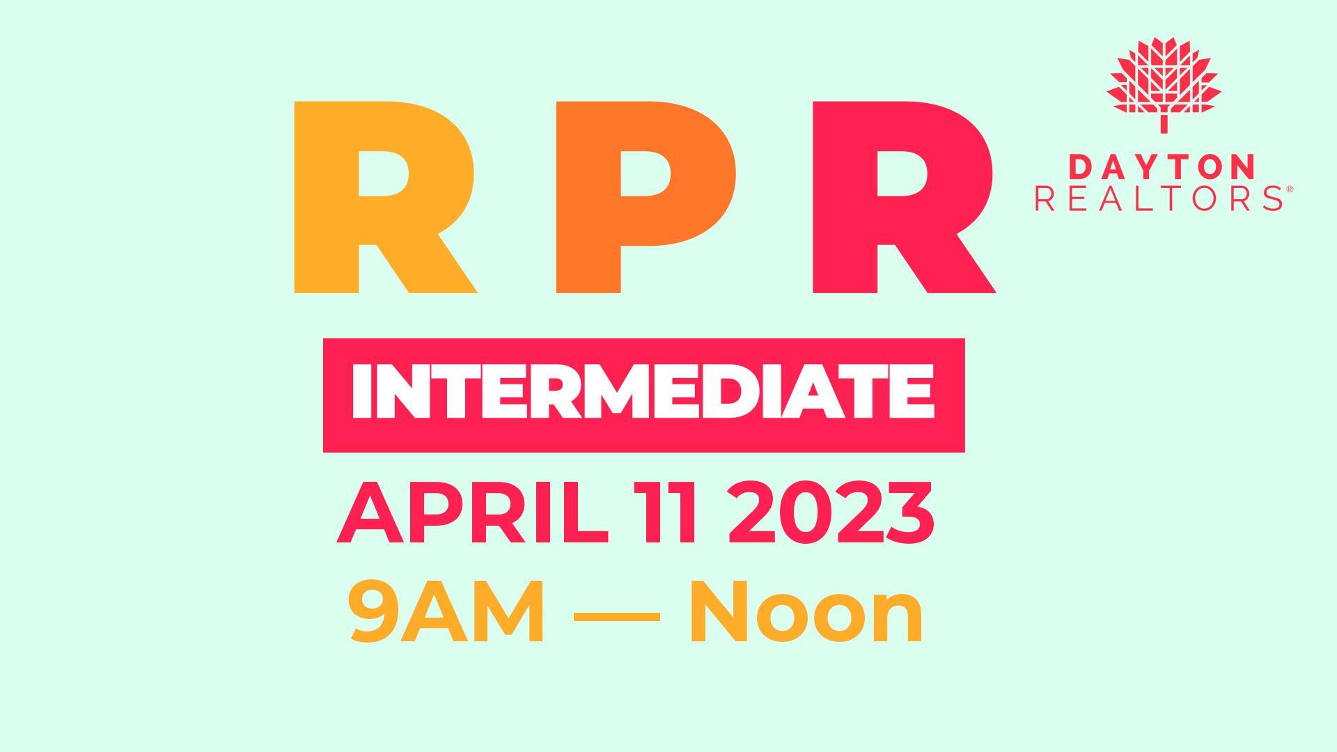 RPR Intermediate Class, April 11